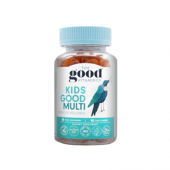 【软糖因自然因素融化不理赔】The Good Vitamin CO 儿童多种维生素咀嚼软糖 90粒 覆盆子味 保质期2027.1